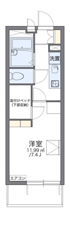 レオパレス稲毛海岸の物件間取画像